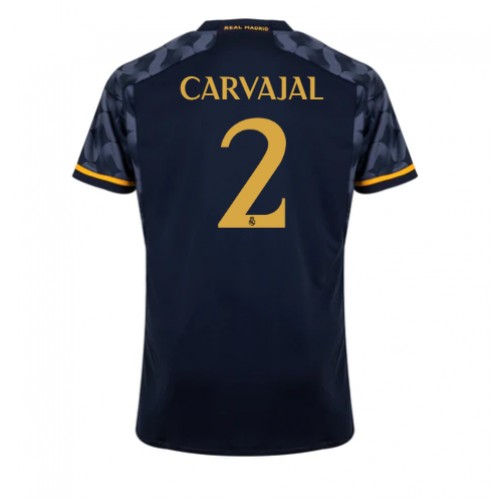 Moški Nogometni dresi Real Madrid Daniel Carvajal #2 Gostujoči 2023-24 Kratek Rokav